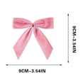 thumbnail image 4 of ZZkhGO 24 Burgundy Velvet Christmas Bows, Small Wreath Tree Gift Wrap Decor, Craft Bows for Snack Candy Bag Packaging, 4 of 7