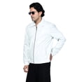 thumbnail image 2 of Veste en Cuir Blanche pour Homme, 2 of 8