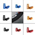 thumbnail image 2 of Bgsha 2pcs Bike Aluminum Bicycle Tire Valve Cap MTB Road Inner Tube Valve Cover AV/FV, 2 of 6