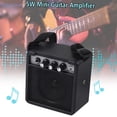 thumbnail image 3 of Mini Guitar Amplifier 5W Speaker with 3.5mm & 6.35mm Inputs 1/4 Inch Output Volume Tone Adjustment Overdrive Portable Lightweight for Indoor and Outdoor Use, 3 of 7