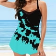 thumbnail image 4 of Womens Tankini Bathing Suit for Women Two Piece Bathing Suits Plus Size Swimsuit Swimsuits Tummy Control Swimwear, 4 of 9