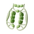 thumbnail image 2 of Xuanheng Rouleau de Massage pour les Jambes Rouleau à 18 Points pour Équipement de Musculation Physique Vert, 2 of 8