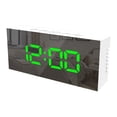 thumbnail image 2 of Lksixu Digital Alarm Clock With Large Screen LED Display With Makeup Mirror 3- Brightness USB Port For Home Decoration Wireless Charge Electronics for Home Office School, 2 of 2