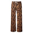 thumbnail image 4 of WEAIXIMIUNG Pantalon Extensible pour Hommes Mode Homme Décontractée Imprimé Léopard Numérique 3D Pantalon Droit Décontracté de Bureau, 4 of 5