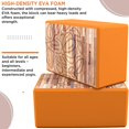 thumbnail image 2 of RDX Yoga Block Set, Non-Slip High-Density Eva Foam Brick for Pilates Flexibility Body Balance, Easy Grip Surface for Stability Strength Training Deepen Poses Exercise Office Home Gym, 23x15x9.8CM, 2 of 5
