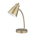thumbnail image 1 of Lampe de bureau industrielle-moderne, laiton antique, Mainstays, 1 of 7