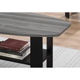thumbnail image 4 of Monarch Specialties Table Set, 3pcs Set, Coffee, End, Side, Accent, Living Room, Laminate, Black, Grey, Transitional, 4 of 4