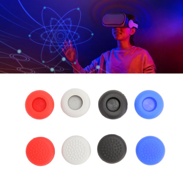 VR Controller Joystick Cover, Silicone Soft VR Joystick Cover Universal Ergonomic Design For VR Handle