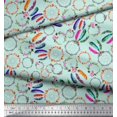 thumbnail image 2 of Soimoi Polyester Crepe Fabric Wreath & Dream Catcher Home Decor Print Fabric by Yard 52 Inch Wide, 2 of 3