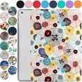 thumbnail image 1 of iPad Mini 7.9 Inch 5 Gen [ Mini 5th Generation 2019 ] A2133 A2124 A2126 MUXH2LL/A MUXF2LL/A MUXG2LL/A Trifold Printed Slim Adjustable Stand Feature Case with TPU Heat Dissipation Back - Yarn Flowers, 1 of 8