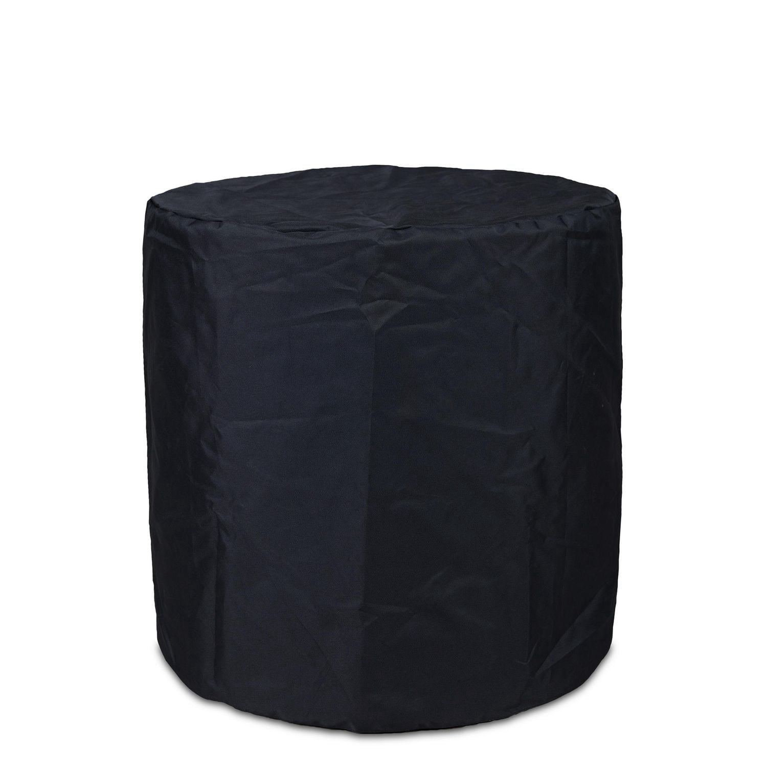 Aegean 24" Round Steel Propane Fire Pit Table with Hidden Tank