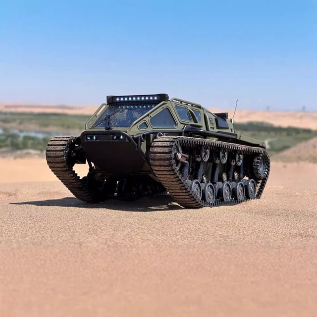 Binwennn Tank: RC Remote Control Crawler Car With Lights Off Road Adventure Toy For Boys! Control Go Cars That Flip Build Remote Control Car Gesture Control Car Big Remote Control Trucks Overdrive