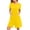 Yellow, variant on Sakmal Knee Length Moomoo Nightgowns for Women Blue Full Zip Soft Mumu Dress Short Sleeve Solid Nightgowns with Pockets