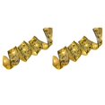 thumbnail image 2 of Wweixi Delightful Christmas Gifts LED Light With Brilliant Lighting Different Length White/Gold Ribbon 10m+100 lights 2Set, 2 of 6
