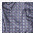 thumbnail image 4 of Soimoi Purple Rayon Fabric Owl & Tree Christmas Printed Fabric 1 Yard 56 Inch Wide, 4 of 5