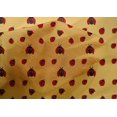 thumbnail image 4 of oneOone Cotton Silk Pale Orange Fabric Red Insect Craft Projects Decor Fabric Printed By The Yard 42 Inch Wide, 4 of 4