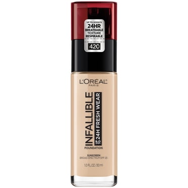 L'Oreal Paris Fond de Teint Infallible Fresh Wear, Formule Liquide Longue Tenue, 30ml