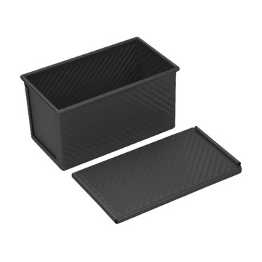 Kitchen Fork, Ongmies Loaf Pan with Lid Bread Pans for Baking Steel Loaf Pan Non Stick Sandwich Bread Loaf Pan for Oven 1Lb Dough Capacity, Bakeware, 1*Baking Bread Box with Lid for Oven Use