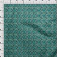 thumbnail image 3 of oneOone Cotton Silk Fabric Leaves & Floral Block Print Fabric By The Yard 42 Inch Wide, 3 of 4