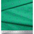 thumbnail image 2 of Soimoi Green polyester Crepe Fabric Lattice Geometric Printed Fabric 1 Yard 52 Inch Wide, 2 of 3