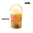 thumbnail image 2 of TIELUTT Leakproof Portable Food Storage Container with Handle Airtight Kitchen Pantry Kitchen Storage Vegetable Containers for Refrigerator Smell Proof Container Container Leftover Storage Container, 2 of 3