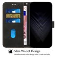 thumbnail image 4 of Compatible avec iPhone 15 Pro Max Étui Design Portefeuille avec Fentes pour Cartes Fermeture Magnétique, 4 of 5