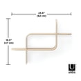 thumbnail image 4 of Umbra Montage Wall Shelf, 4 of 8
