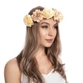 thumbnail image 3 of Guirlande de Cheveux Fleurs pour Femmes, Bandeau Couronne Florale, 3 of 3