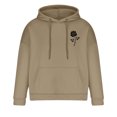 thumbnail image 4 of QIPOPIQ Men's Loose Fit Midweight Logo Sleeve Graphic Sweatshirt Clearance, 4 of 6