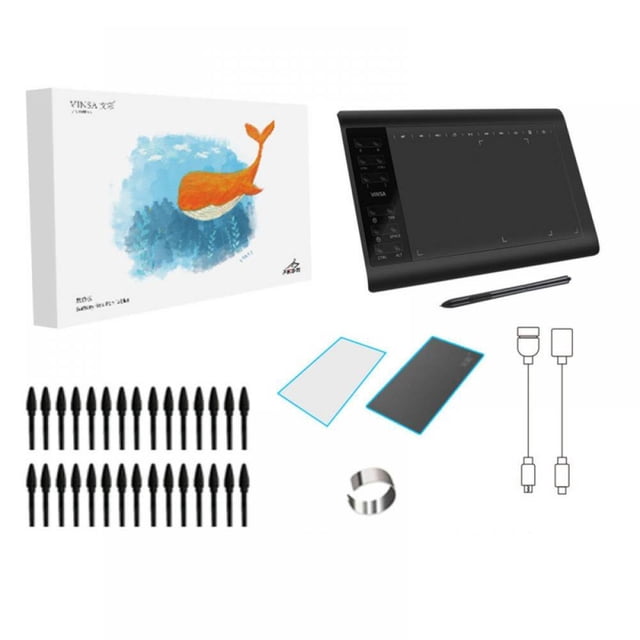 Tablette d'Infographie en Ligne pour l'Enseignement, Ultrafine, Sans Pile, Stylet, Tablette de Dessin Graphique, 8192 Niveaux de Pression