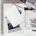 thumbnail image 1 of OULII 100Pcs Clear Laminating Sheets Self Adhesive White Plastic Film for Document Preservation, 1 of 7