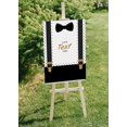 thumbnail image 5 of Darling Souvenir MADE WITH LOVE PersonalizedWelcomeBannerBlack Suspenders - It's A Girl,Custom Text Poster Party CollectionWelcomeSignGreat For Wedding, Birthday, Engagement Party- 18x12, 5 of 5