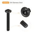 thumbnail image 4 of Unique Bargains Flanged Button Head Socket Cap Screws, 15 Pack M6x45mm 304 Stainless Steel Bolts, 4 of 5