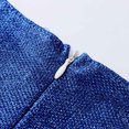 thumbnail image 4 of TSADFHJI Jupes en Cuir pour Femmes Robe de Soirée à Col en V à Manches Longues pour Femme TG Bleu, 4 of 7