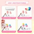 thumbnail image 5 of 32 Pcs Makeup Sponge, Cosmetic Foam Wedge Gradient Triangular Shaped Nail Sponge for Beauty Blender and Nail Art, White Makeup Sponges Nail Buffer for Powder, Concealer and Foundation Blending, 5 of 5