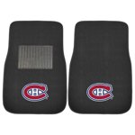 Fanmats NHL Canadiens Embroidered 2PC Car Mat
