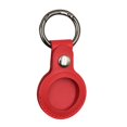 thumbnail image 2 of funtasica PU Leather Protective Case Compatible with Airtags, Tracker Holder with Keychain Red, 2 of 9