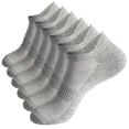 thumbnail image 1 of B91xZ Baseball Soccer Socks for Youth Men Performance Lightweight Crew Training Socks,Gray L, 1 of 2