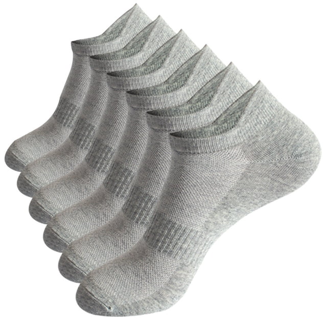 B91xZ Baseball Soccer Socks for Youth Men Performance Lightweight Crew Training Socks,Gray L