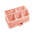thumbnail image 2 of EGNMCR Bacs de Rangement, Conteneurs de Rangement Silicone Brosse à Dents Dentifrice Boîte de Rangement Rack Salle de Bain Étagère de Rangement Ensemble de Lavage Salle de Bain Produit de Beauté Boîte de Rangement Silicone, 2 of 6