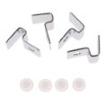 thumbnail image 1 of lionlar Ensemble de 4 Pcs Support Pince Support en Acier Inoxydable pour Réservoir d'Aquarium en Verre - 5 mm, 1 of 9