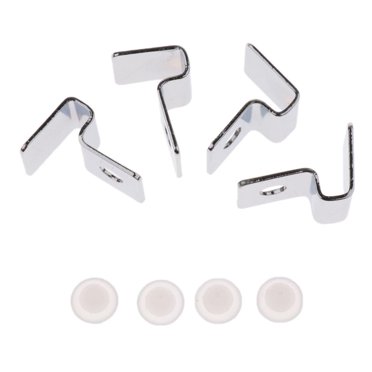lionlar 4Pcs/Set Support Bracket Clip Stainless Steel Glass Aquarium Tank - 5MM