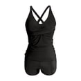 thumbnail image 5 of Maillots de Bain pour Femmes Tankini 2026 Tendance Modeste Haut Croisé à Col en V Profond avec Short de Bain Maillots de Bain Deux Pièces pour Femmes, 5 of 5