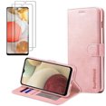 thumbnail image 1 of for Samsung Galaxy A53 5G Case With 2x Screen Protector, Premium PU Leather Flip Wallet Case [Card Holder][Stand Function] Shockproof Protective Cover (Rose Gold), 1 of 5