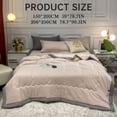 thumbnail image 3 of Soft Blanket, Furenl Solid Color Quilt Lightweight Comforter Summer Quilt Soft Bedspread for King Size Full Size Bed Washable Quilt Quilted Blanket for All Seasons, 1*Quilt, 3 of 7