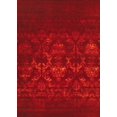 thumbnail image 1 of Ahgly Company Indoor Rectangle Mid-Century Modern Red Oriental Area Rugs, 6' x 9', 1 of 6