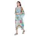thumbnail image 3 of Robe Kaftan Longue Décontractée Ample à Manches Kimono pour Femmes Grande Taille, Tenue de Villégiature, Robe de Soirée, Fête, Été, Plage, Couvre-Maillot, 3 of 6