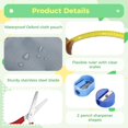thumbnail image 3 of Back to School Supply Kit, 48 Pcs School Classroom Backpack Essentials, School Supplies Set with Pencil Pouches, Plastic Rulers, Safety Scissors, and Pencil Sharpeners, 3 of 5