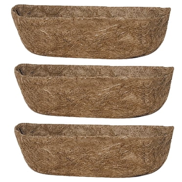 WIFKLSIIPG Panier Suspendu Inserts de Jardinière en Fibre de Noix de Coco Doublure de Remplacement pour Pot de Fleurs