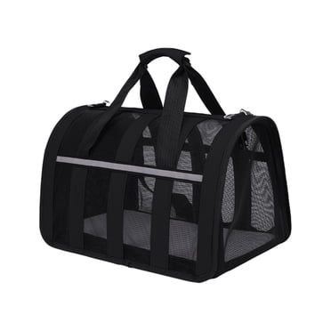 Aqestyerly Soft Sided Pet Carrier for Small to Medium Cats and Dogs,Travel Puppy Carrier Bag,Cage-Free Airline Travel Carrier HWRETIE
